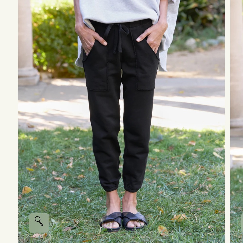 Frank & Eileen Black Eamon Drawstring Jogger Pants